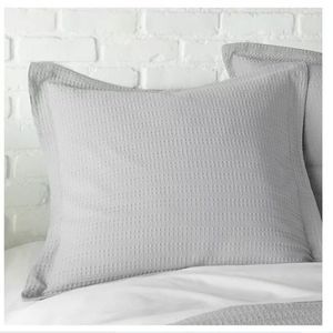 Levtex Home Regency Light Gray 100% Cotton EURO Pillow Sham 26" x 26"